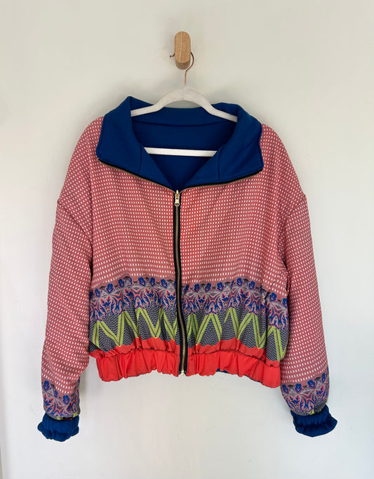 Reversible Upcycled Jacket - Cozy, Oversized & Handmade in San Diego