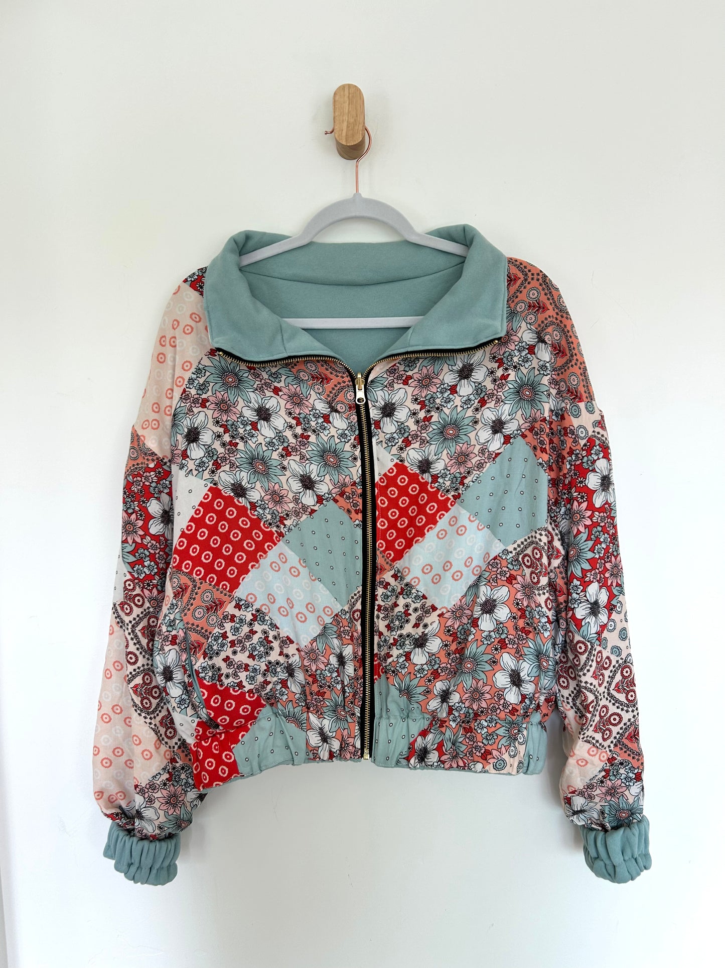 Reversible Upcycled Jacket - Cozy, Oversized & Handmade in San Diego