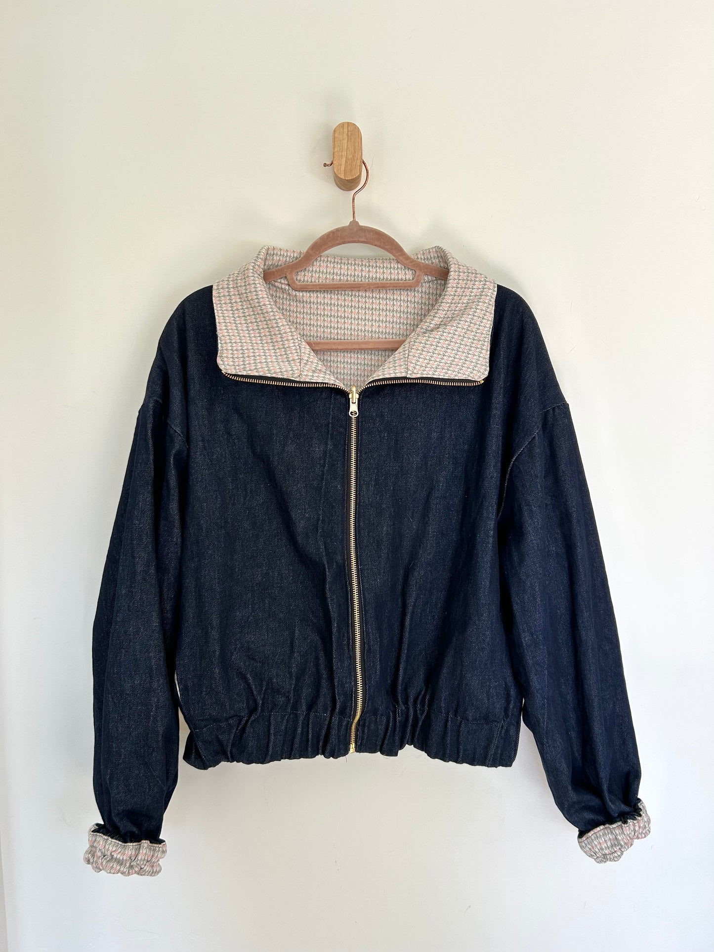 Reversible Upcycled Jacket - Cozy, Oversized & Handmade in San Diego