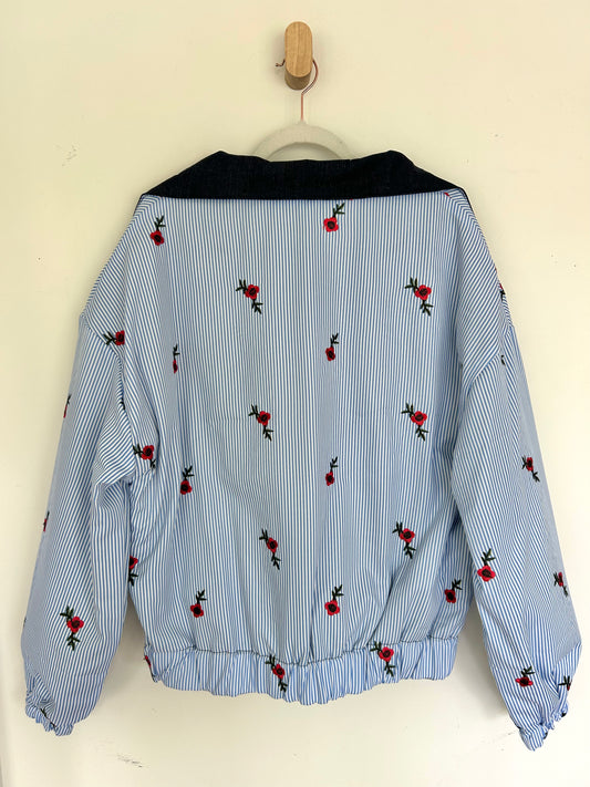 Reversible Upcycled Jacket - Cozy, Oversized & Handmade in San Diego