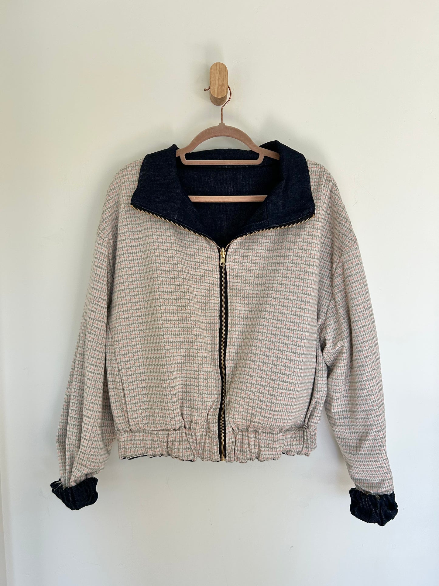 Reversible Upcycled Jacket - Cozy, Oversized & Handmade in San Diego