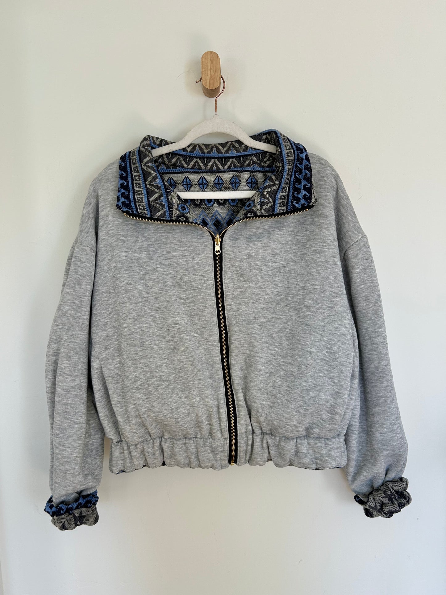 Reversible Upcycled Jacket - Cozy, Oversized & Handmade in San Diego