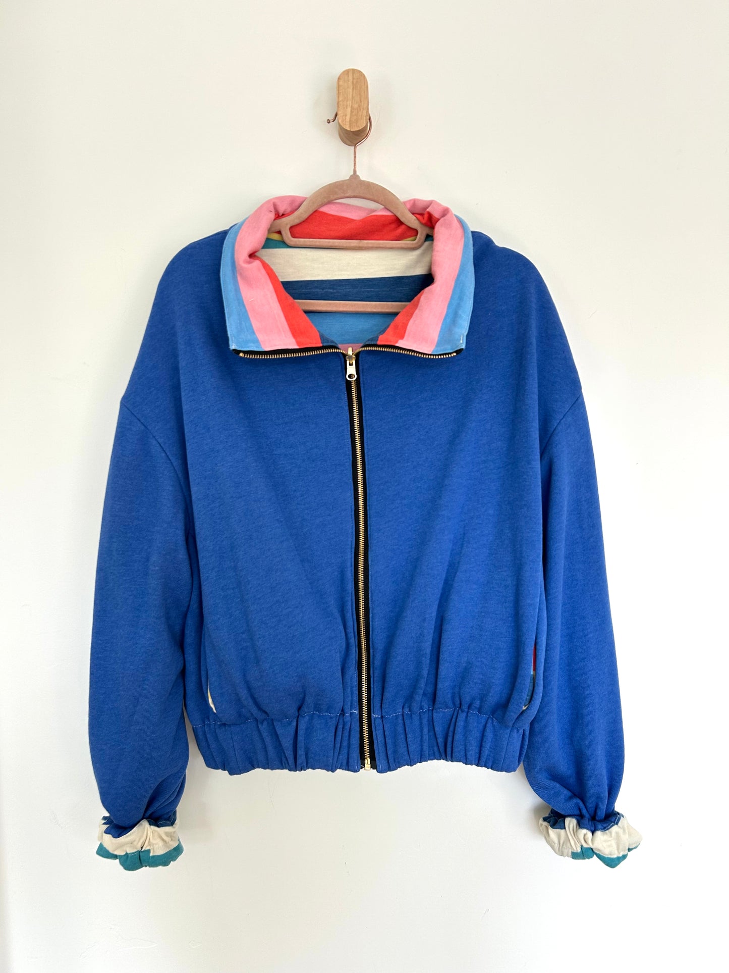 Reversible Upcycled Jacket - Cozy, Oversized & Handmade in San Diego