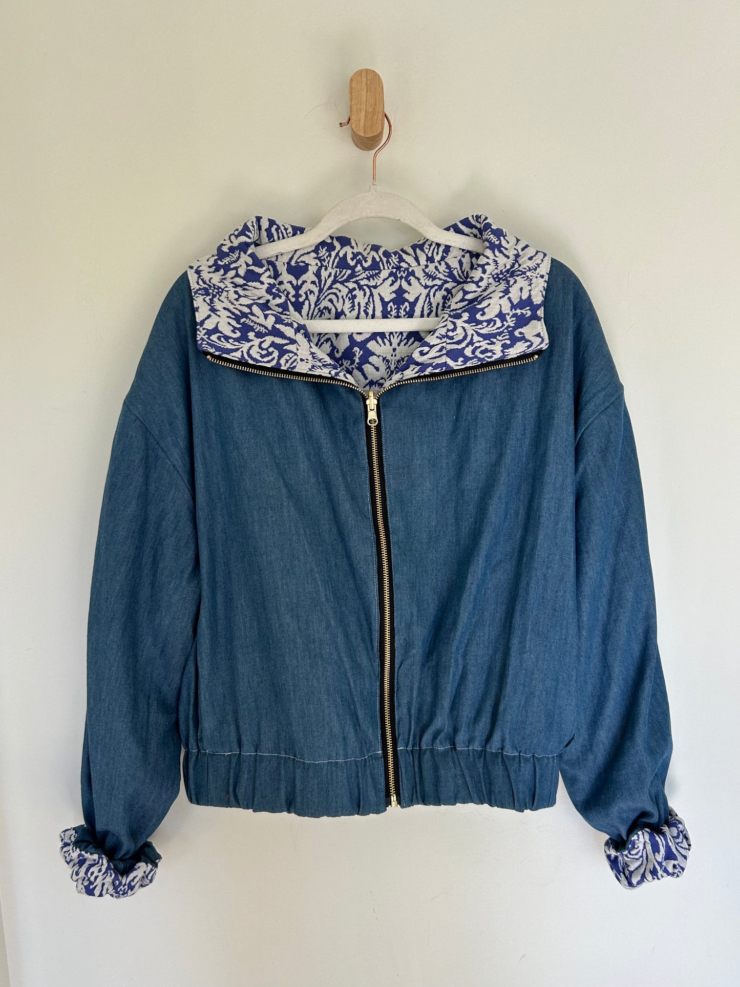 Reversible Upcycled Jacket - Cozy, Oversized & Handmade in San Diego