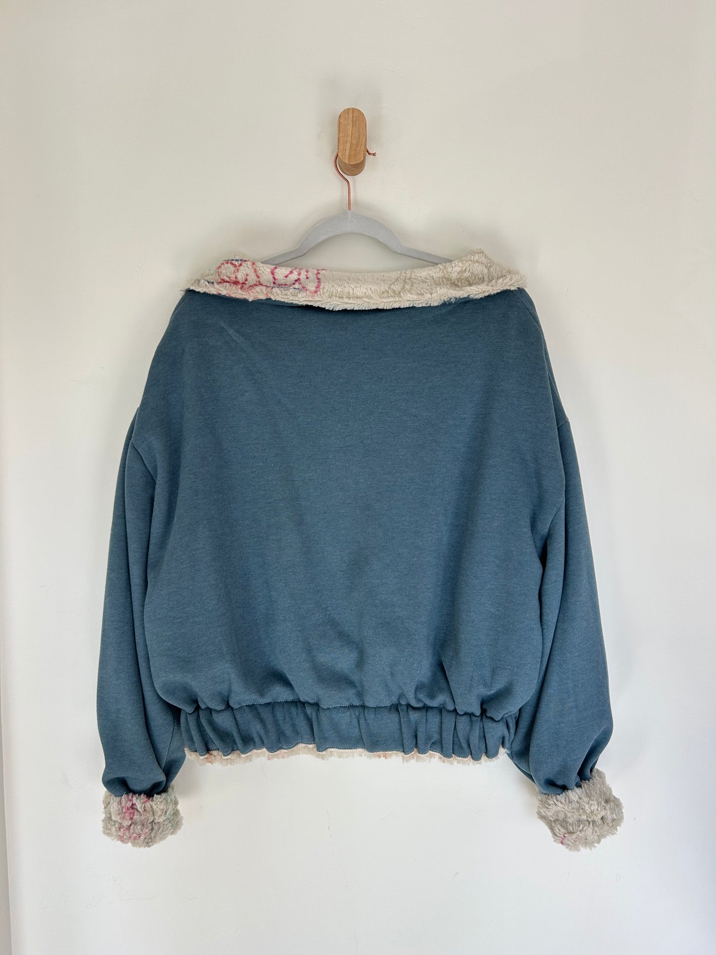 Reversible Upcycled Jacket - Cozy, Oversized & Handmade in San Diego