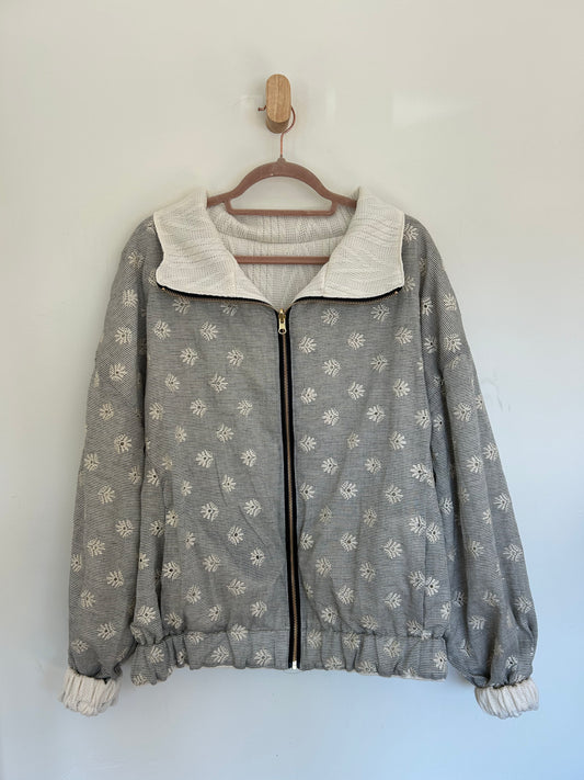 Reversible Upcycled Jacket - Cozy, Oversized & Handmade in San Diego