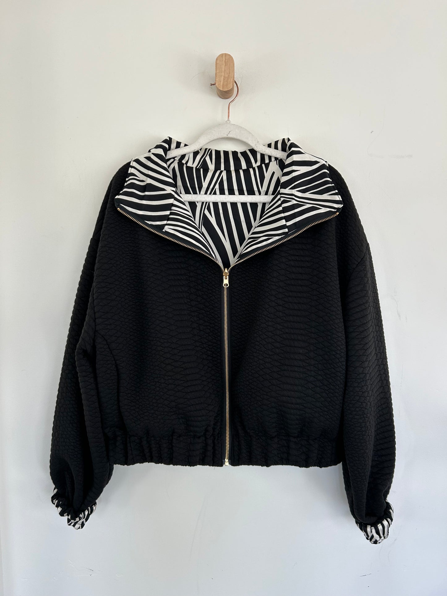 Reversible Upcycled Jacket - Cozy, Oversized & Handmade in San Diego