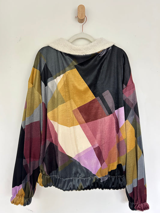 Reversible Upcycled Jacket - Cozy, Oversized & Handmade in San Diego