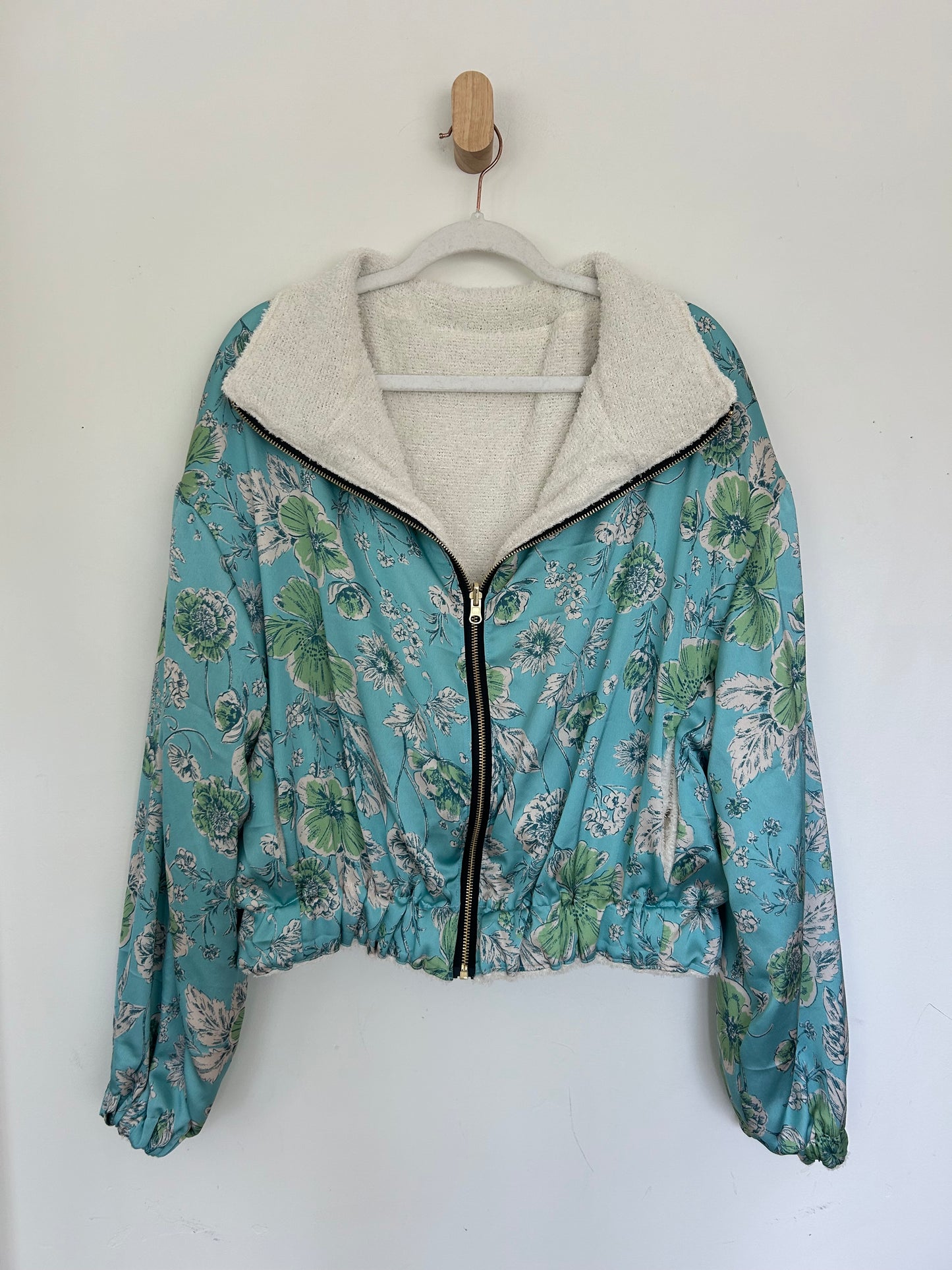Reversible Upcycled Jacket - Cozy, Oversized & Handmade in San Diego