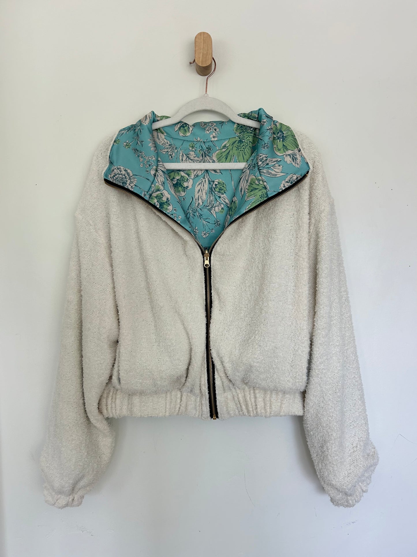 Reversible Upcycled Jacket - Cozy, Oversized & Handmade in San Diego