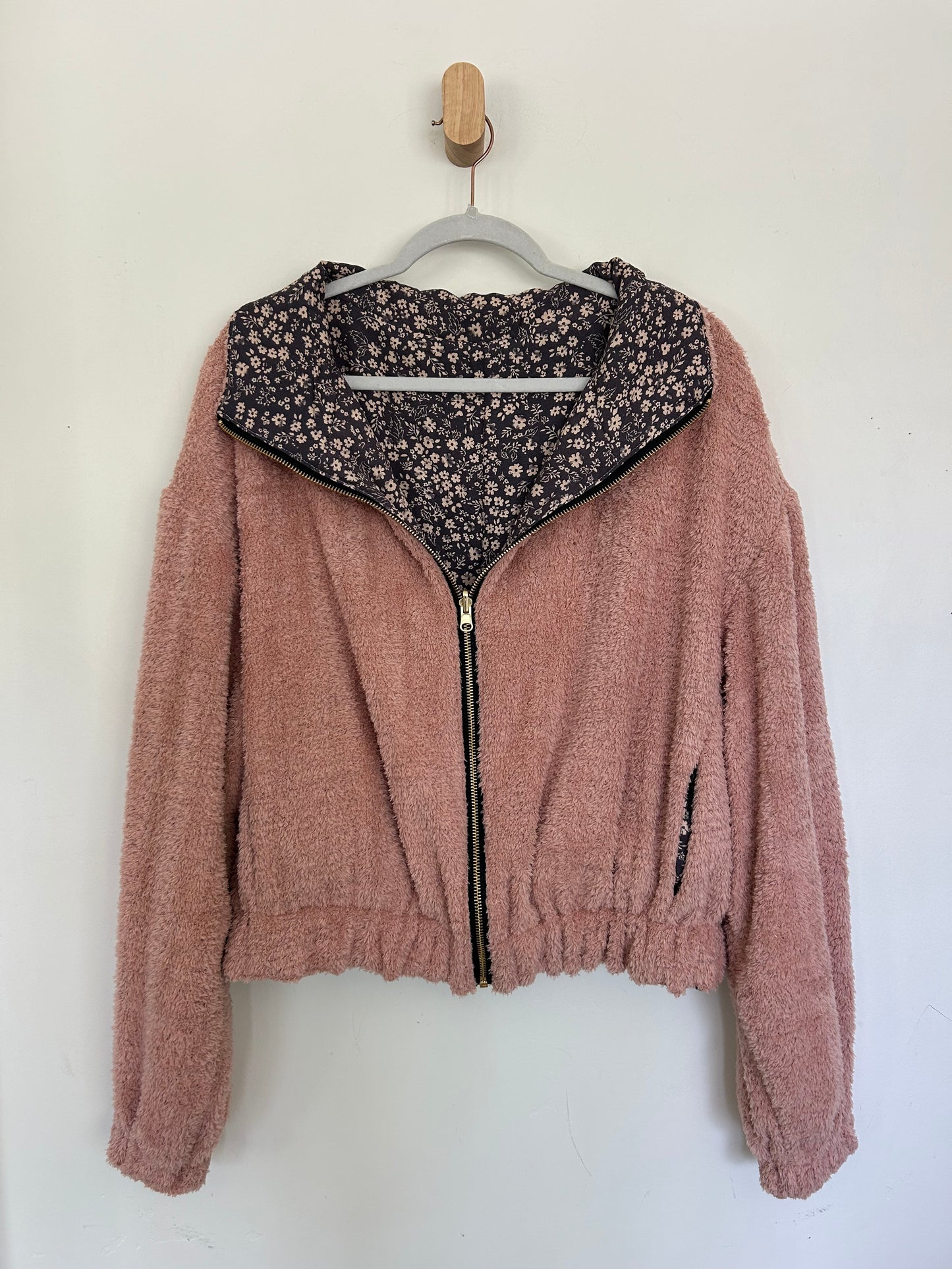 Reversible Upcycled Jacket - Cozy, Oversized & Handmade in San Diego