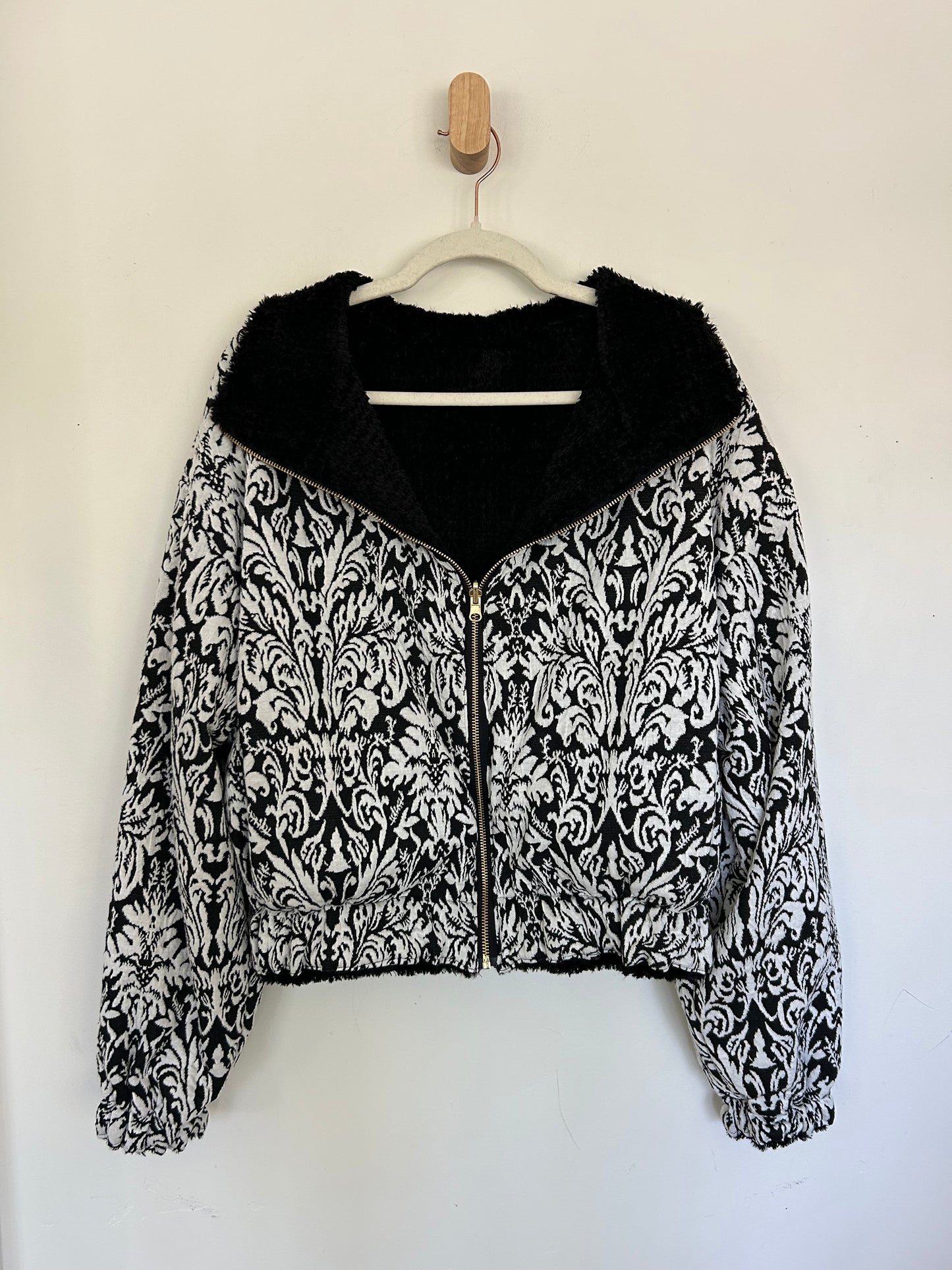 Reversible Upcycled Jacket - Cozy, Oversized & Handmade in San Diego