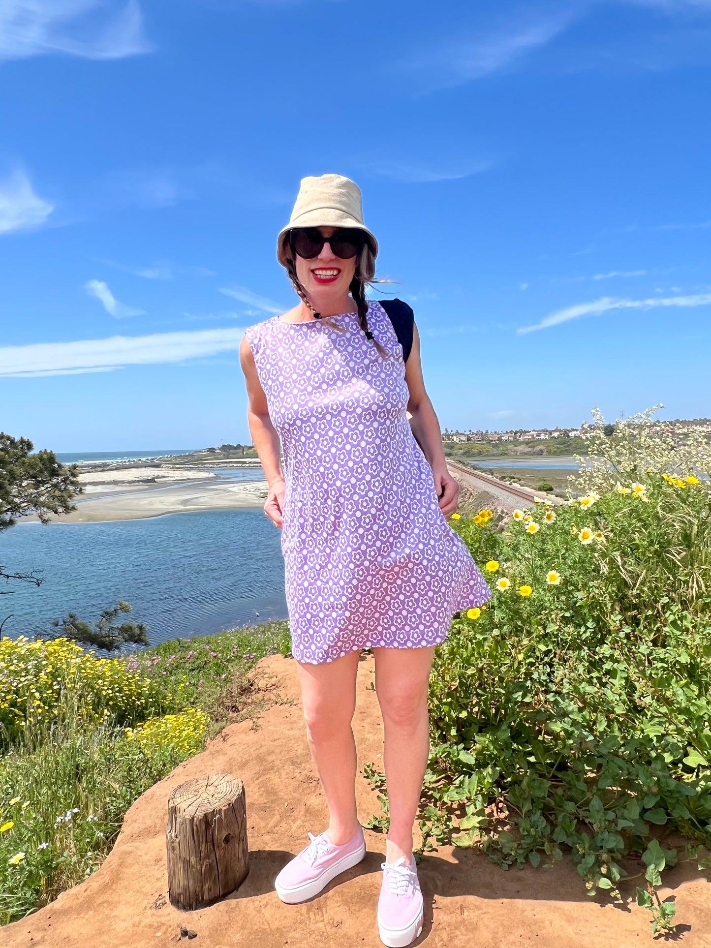 Purple Daisy Kennedy Dress