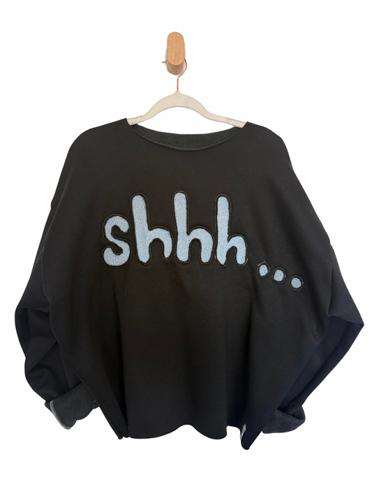 "Shhh…" Pullover Sweatshirt