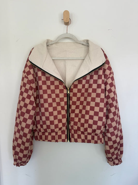 Reversible Upcycled Jacket - Cozy, Oversized & Handmade in San Diego