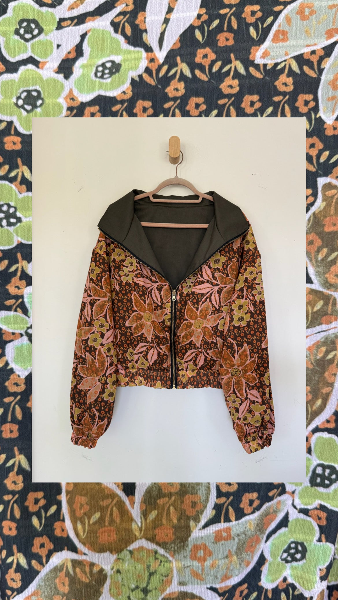 Reversible Upcycled Jacket - Cozy, Oversized & Handmade in San Diego