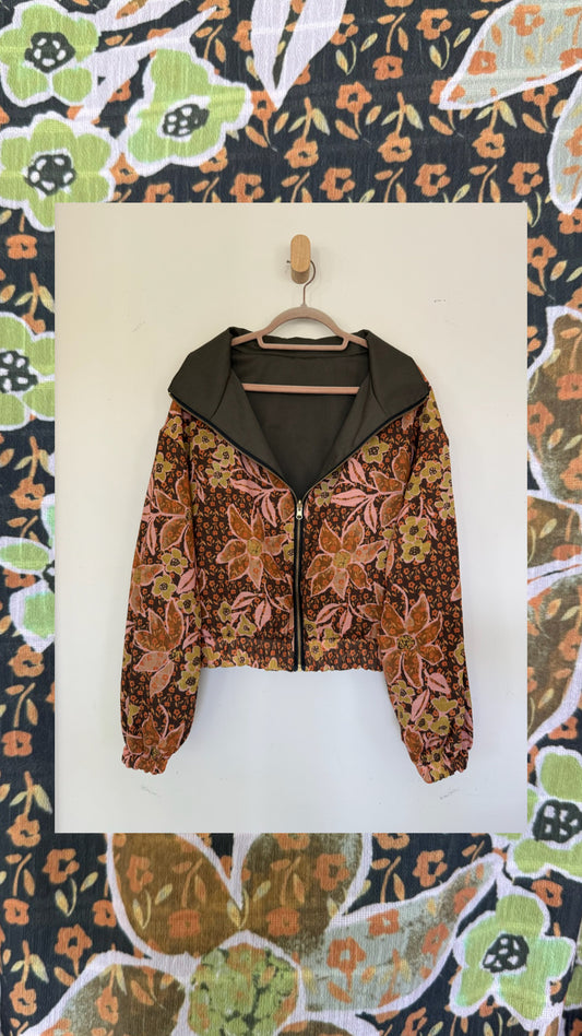 Reversible Upcycled Jacket - Cozy, Oversized & Handmade in San Diego