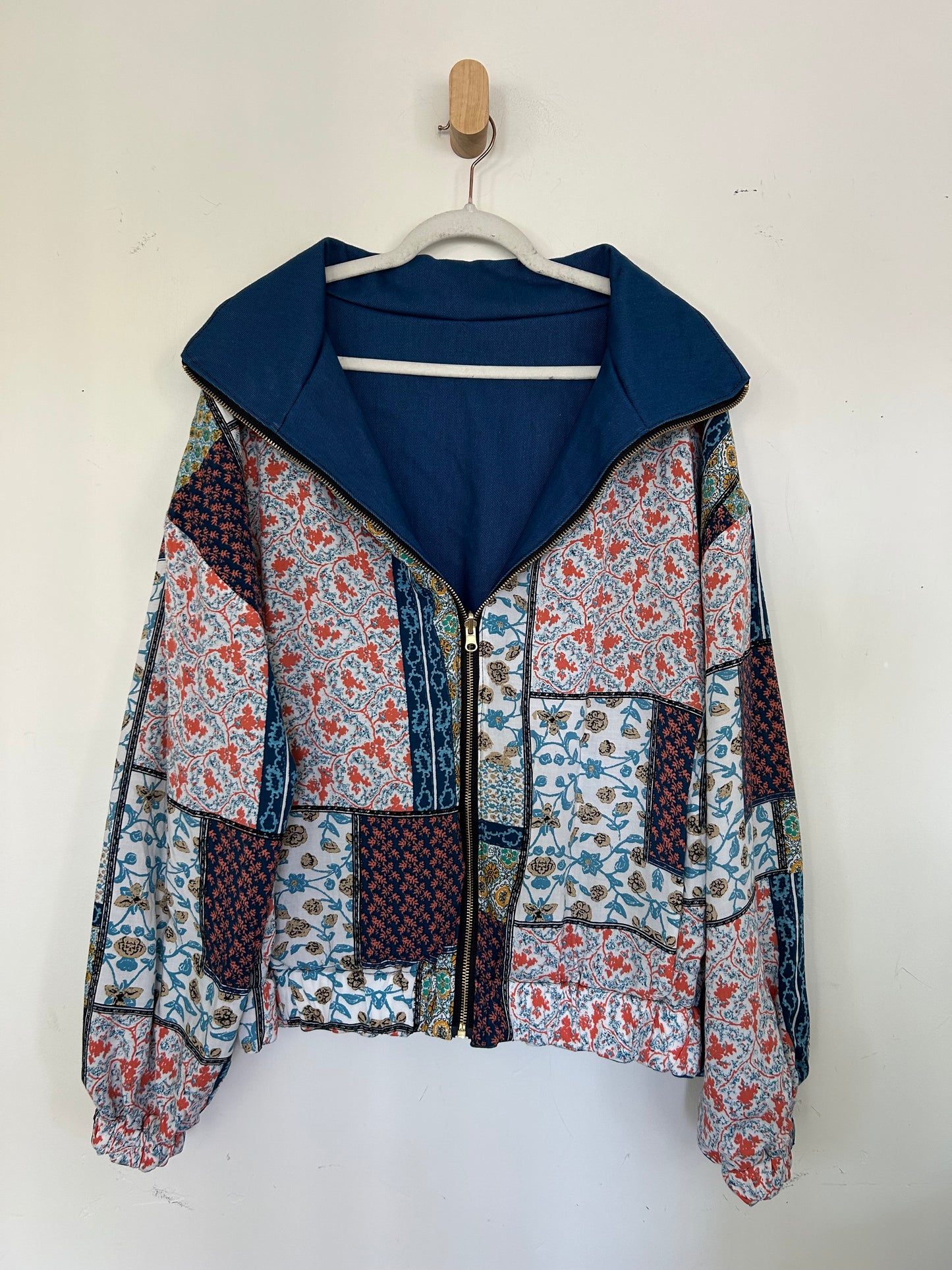 Reversible Upcycled Jacket - Cozy, Oversized & Handmade in San Diego