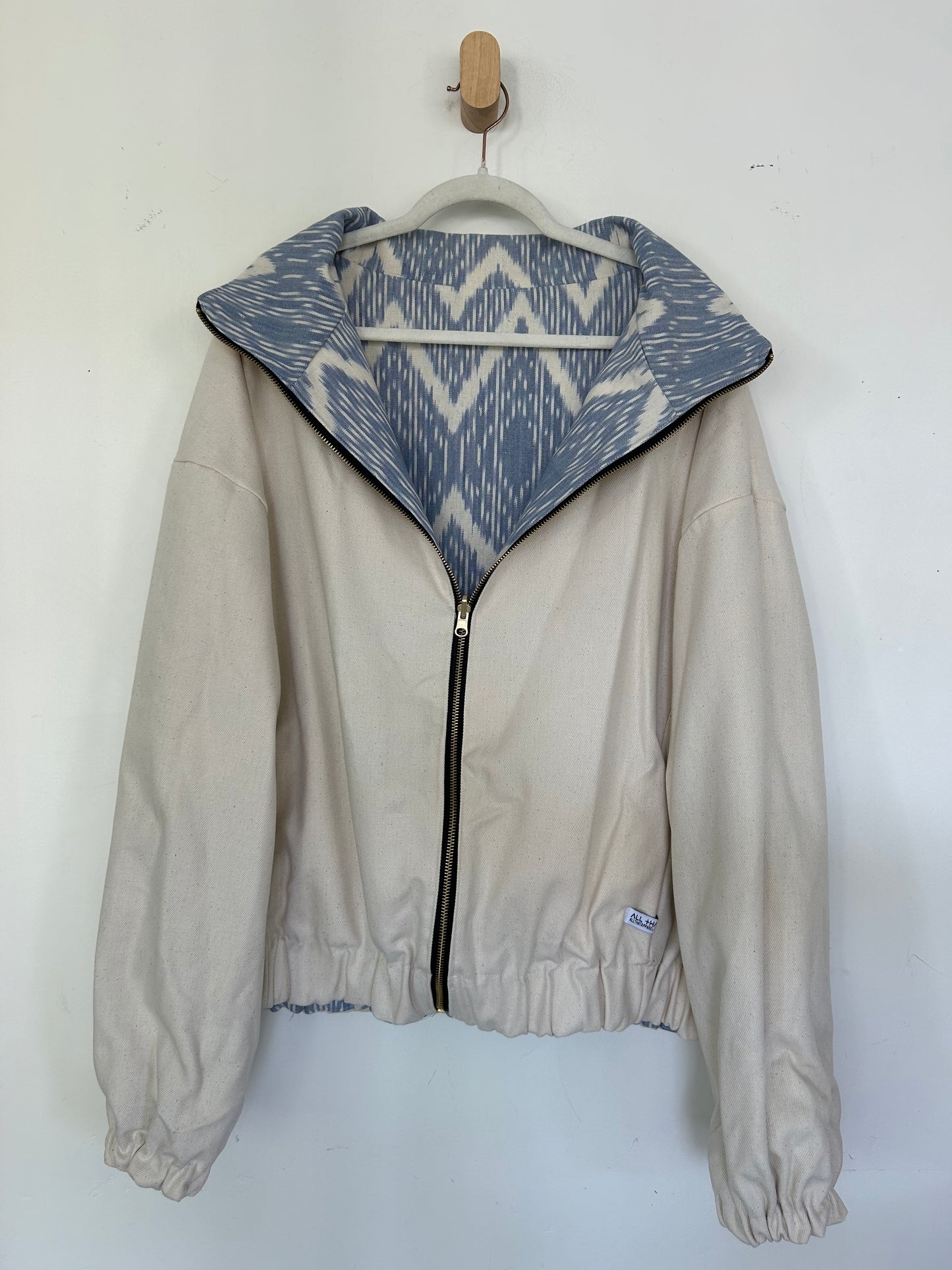 Reversible Upcycled Jacket - Cozy, Oversized & Handmade in San Diego
