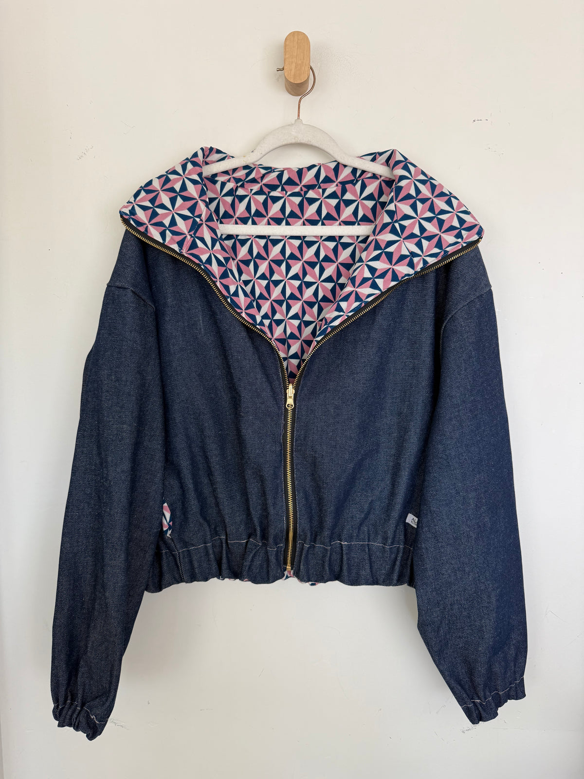 Reversible Upcycled Jacket - Cozy, Oversized & Handmade in San Diego
