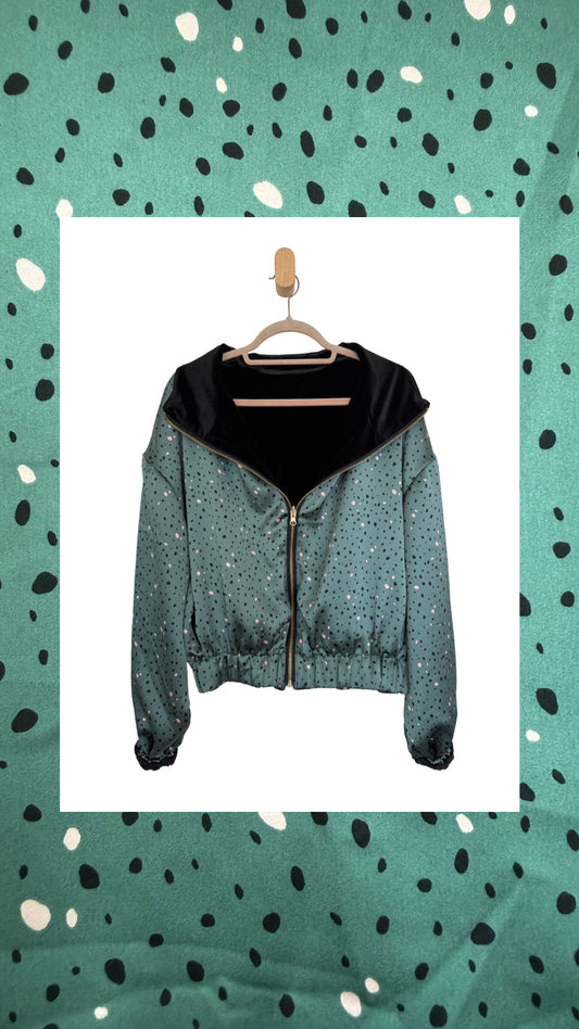 Reversible Upcycled Jacket - Cozy, Oversized & Handmade in San Diego