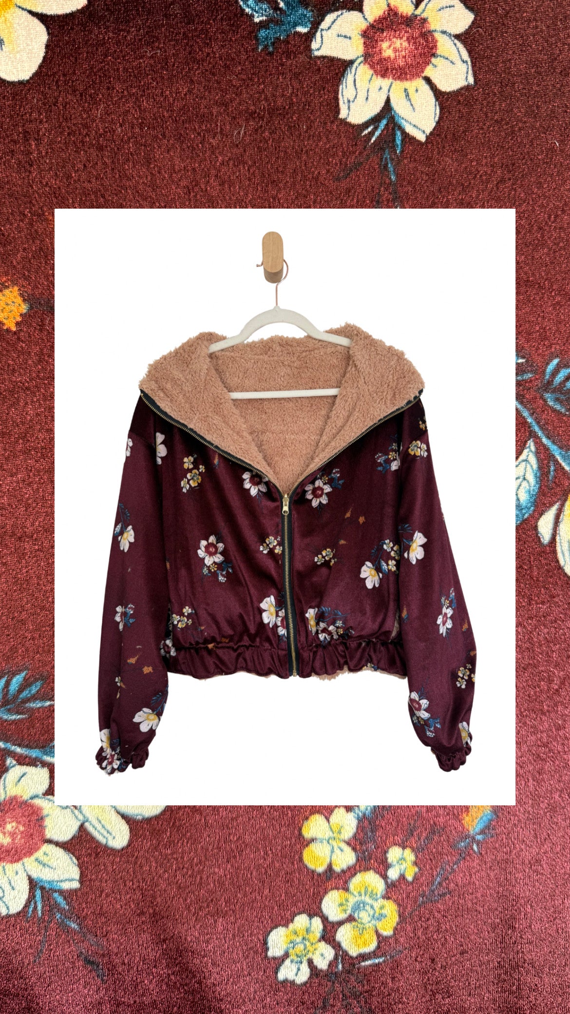 Reversible Upcycled Jacket - Cozy, Oversized & Handmade in San Diego