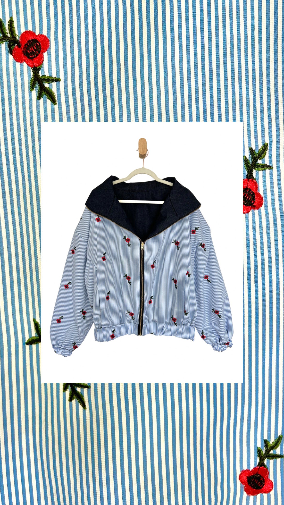 Reversible Upcycled Jacket - Cozy, Oversized & Handmade in San Diego