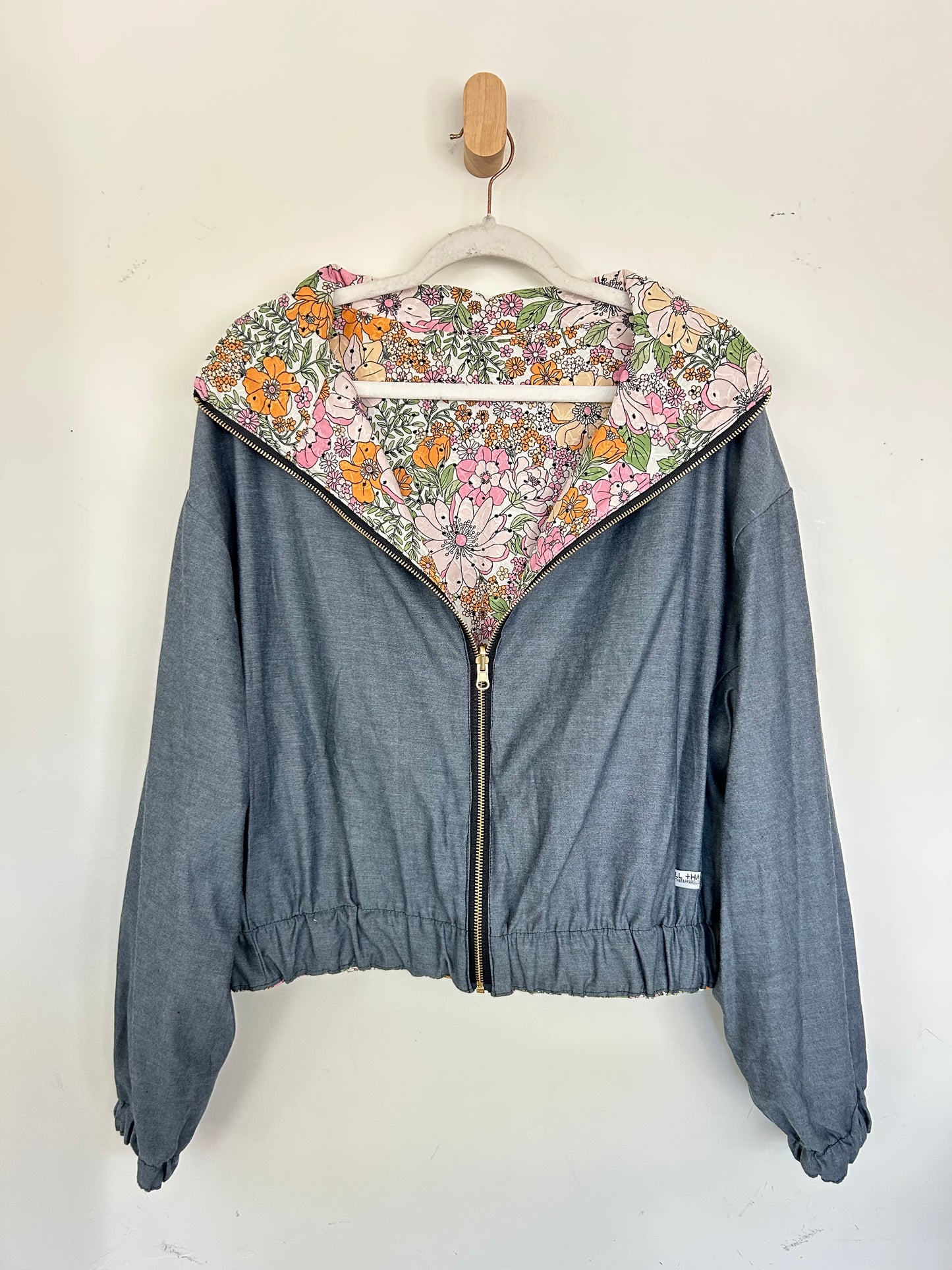 Reversible Upcycled Jacket - Cozy, Oversized & Handmade in San Diego