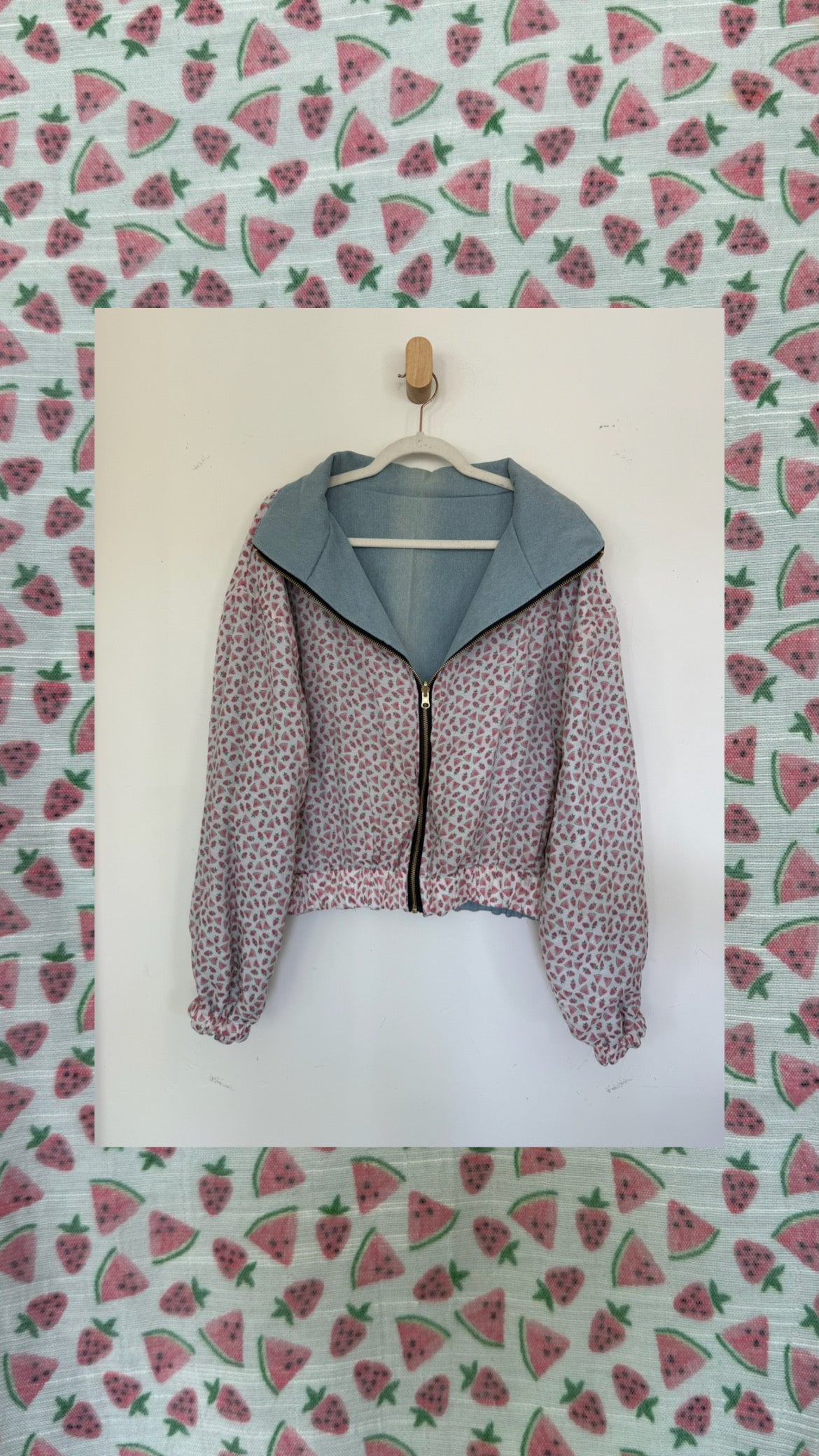 Reversible Upcycled Jacket - Cozy, Oversized & Handmade in San Diego