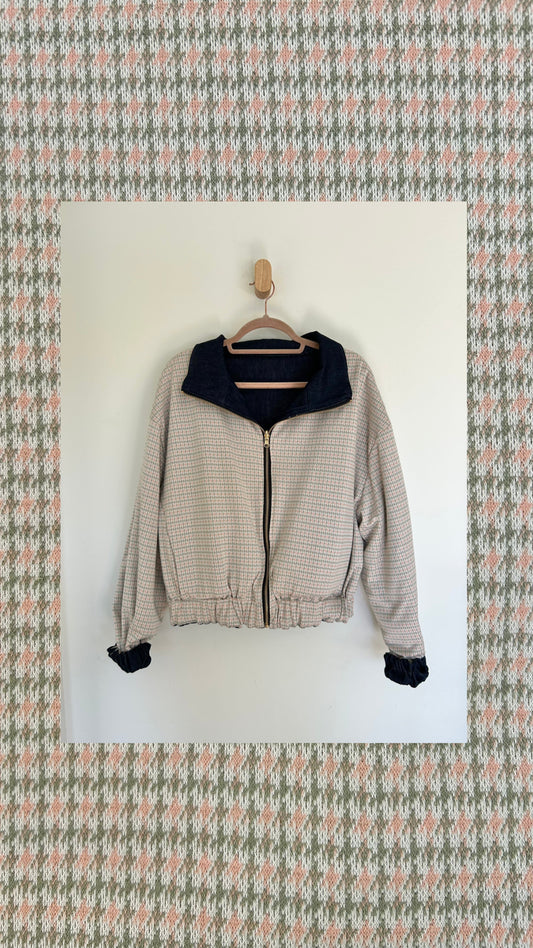 Reversible Upcycled Jacket - Cozy, Oversized & Handmade in San Diego