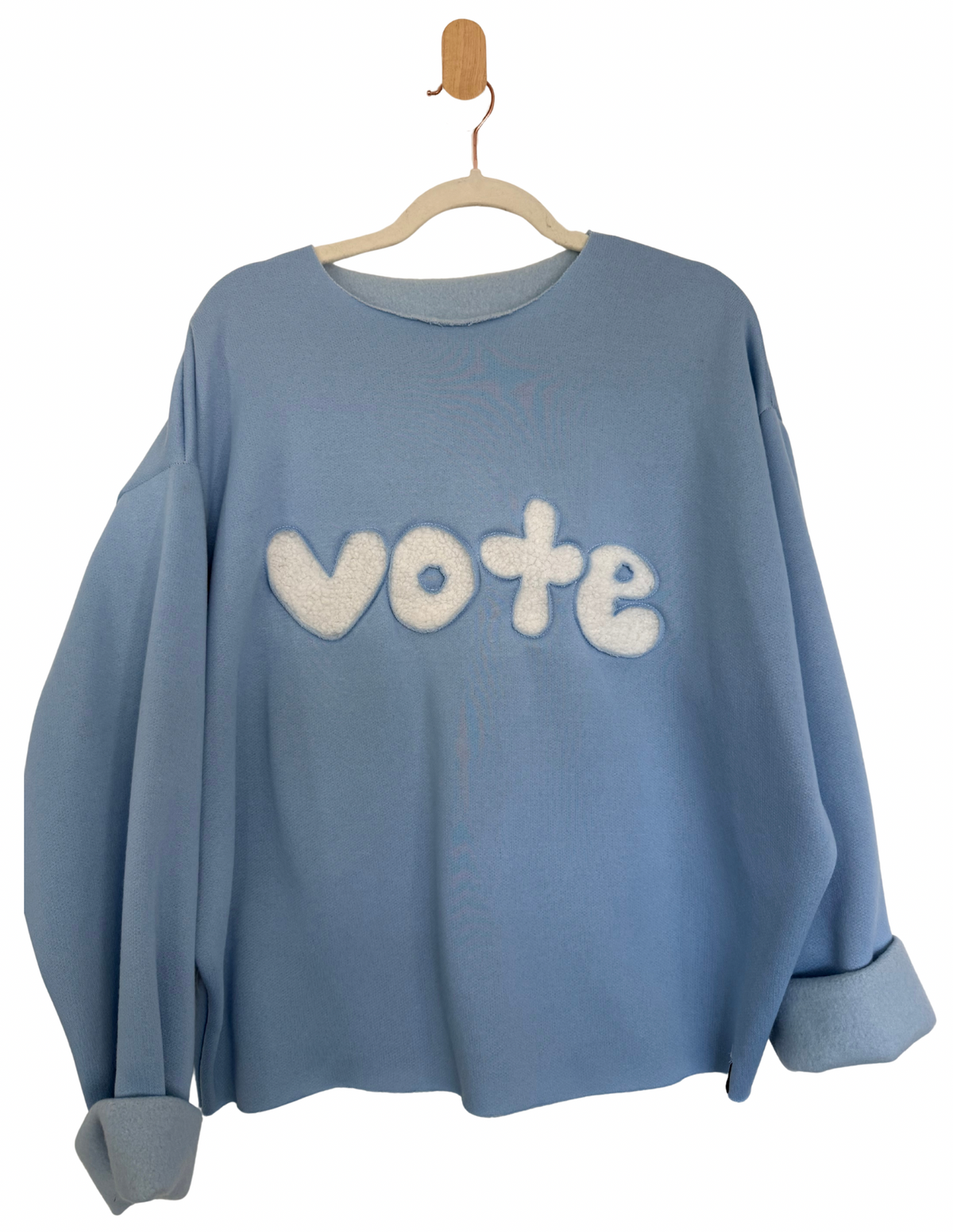 “Vote” oversized pullover