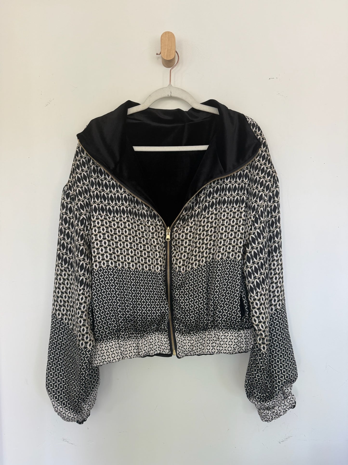 Reversible Upcycled Jacket - Cozy, Oversized & Handmade in San Diego