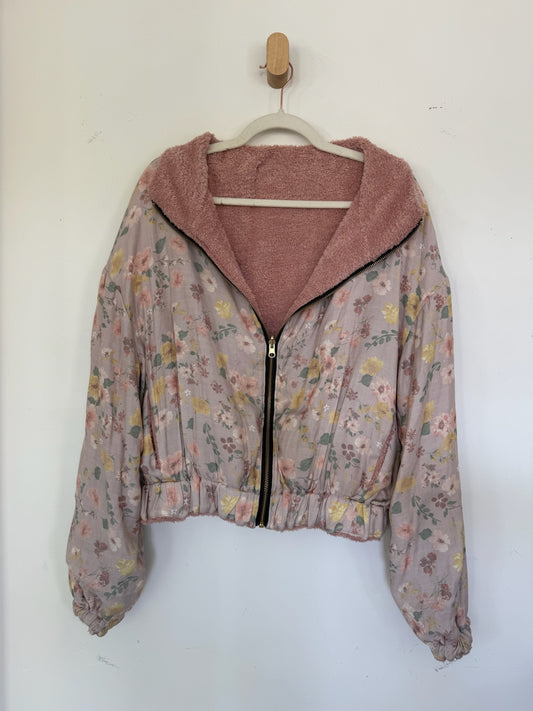 Reversible Upcycled Jacket - Cozy, Oversized & Handmade in San Diego