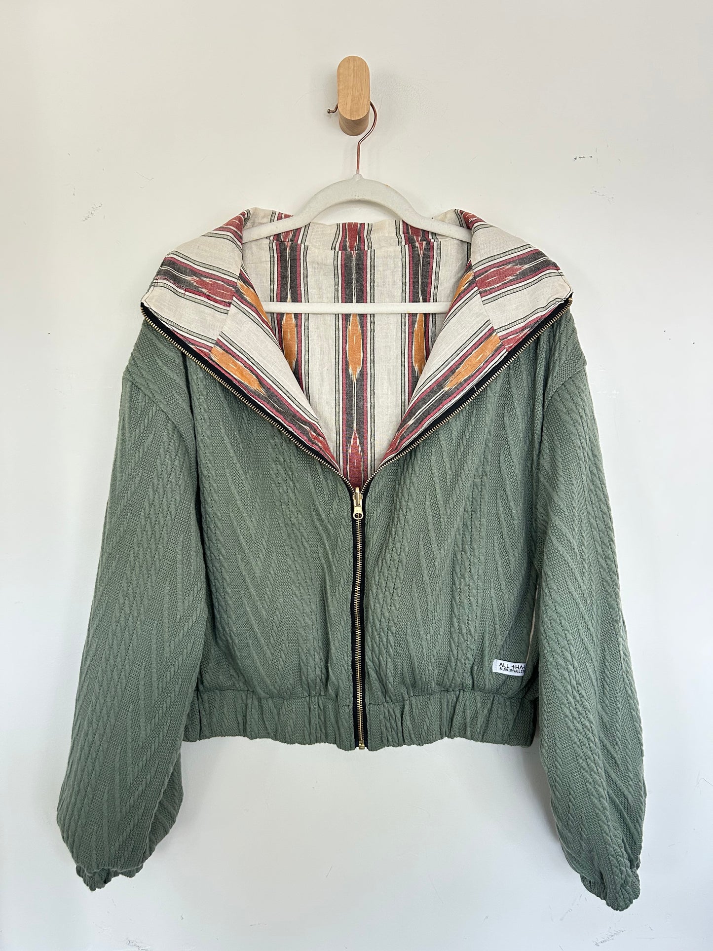 Reversible Upcycled Jacket - Cozy, Oversized & Handmade in San Diego