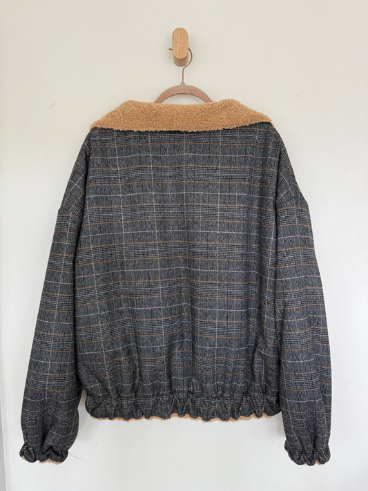 Reversible Upcycled Jacket - Cozy, Oversized & Handmade in San Diego