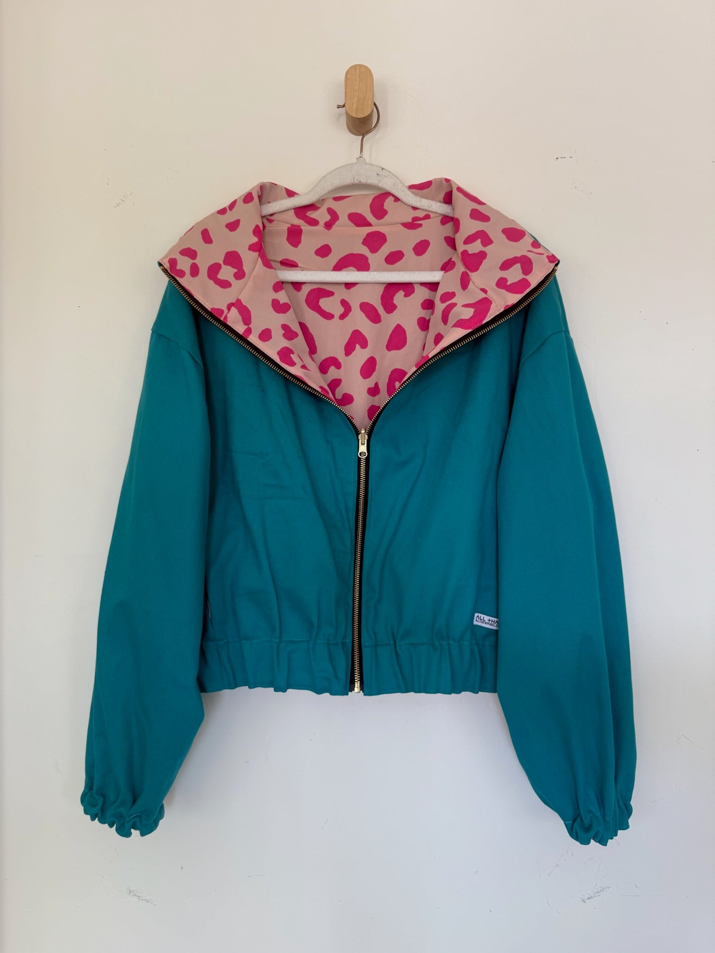 Reversible Upcycled Jacket - Cozy, Oversized & Handmade in San Diego