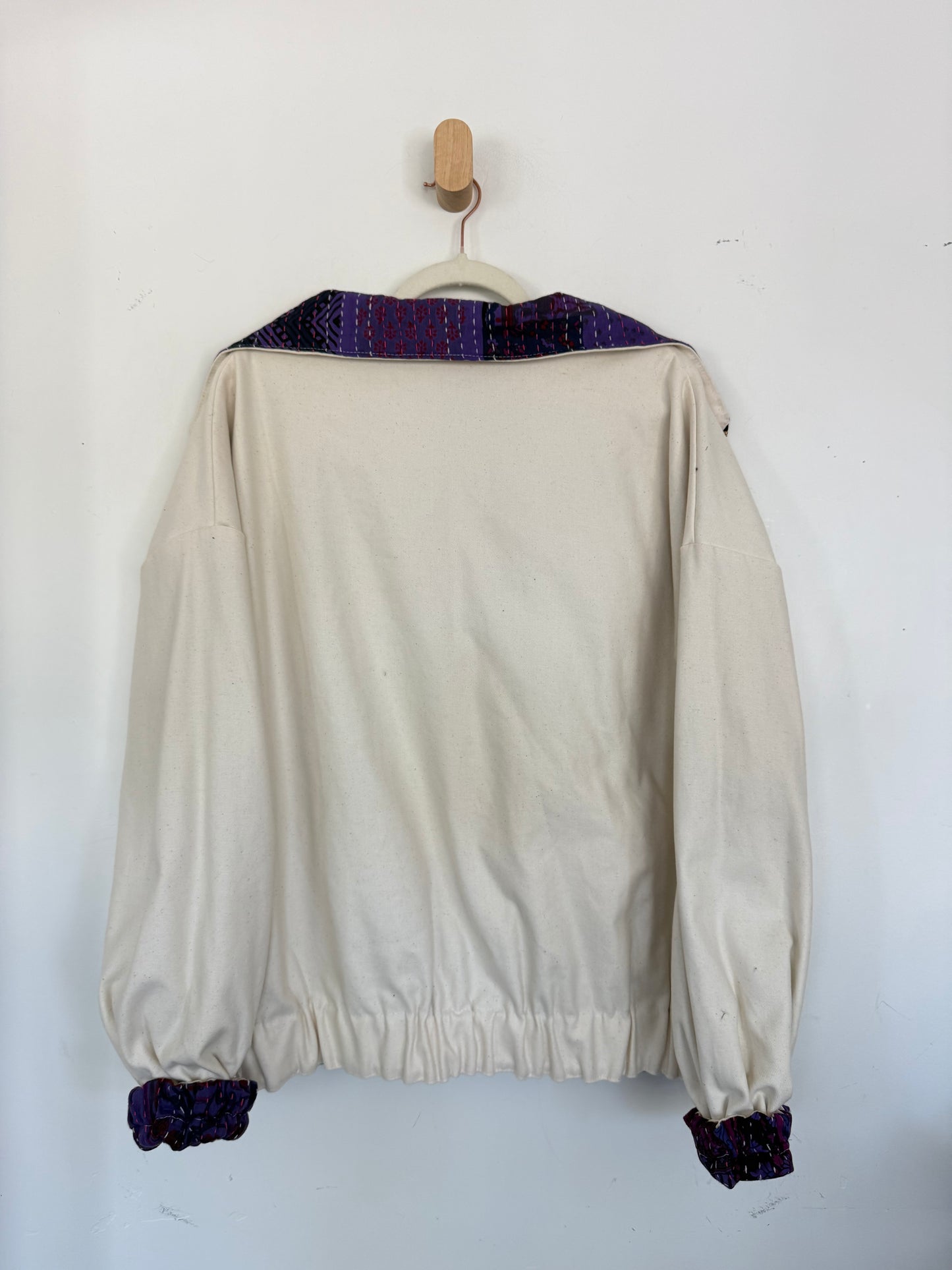 Reversible Upcycled Jacket - Cozy, Oversized & Handmade in San Diego