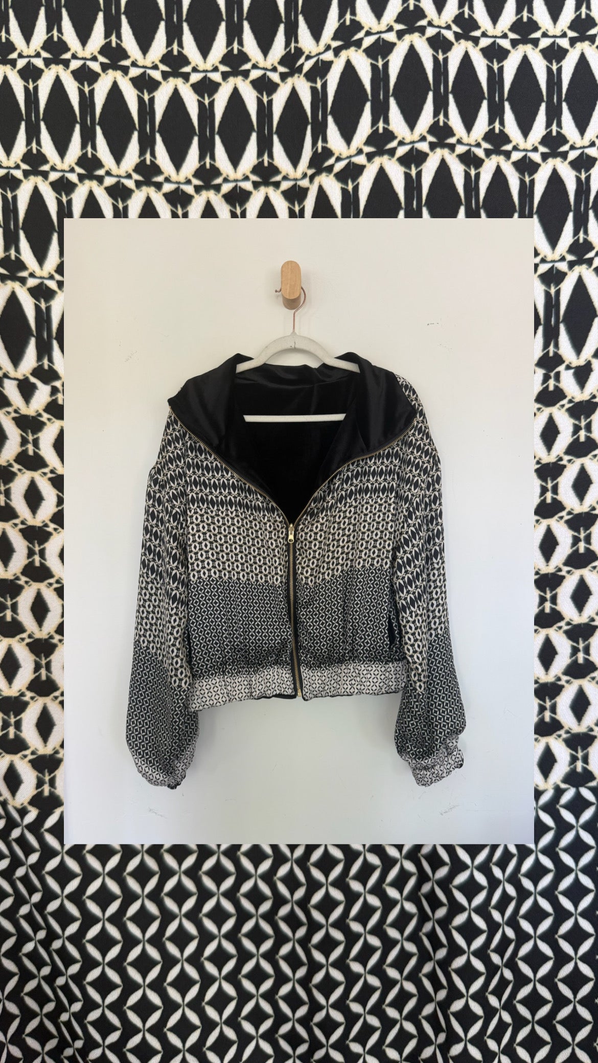 Reversible Upcycled Jacket - Cozy, Oversized & Handmade in San Diego