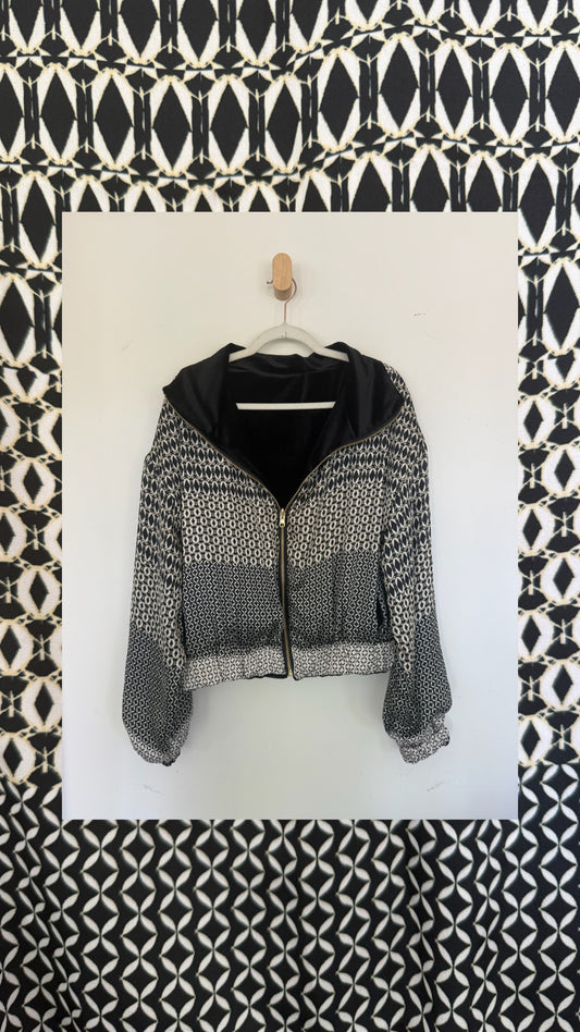 Reversible Upcycled Jacket - Cozy, Oversized & Handmade in San Diego
