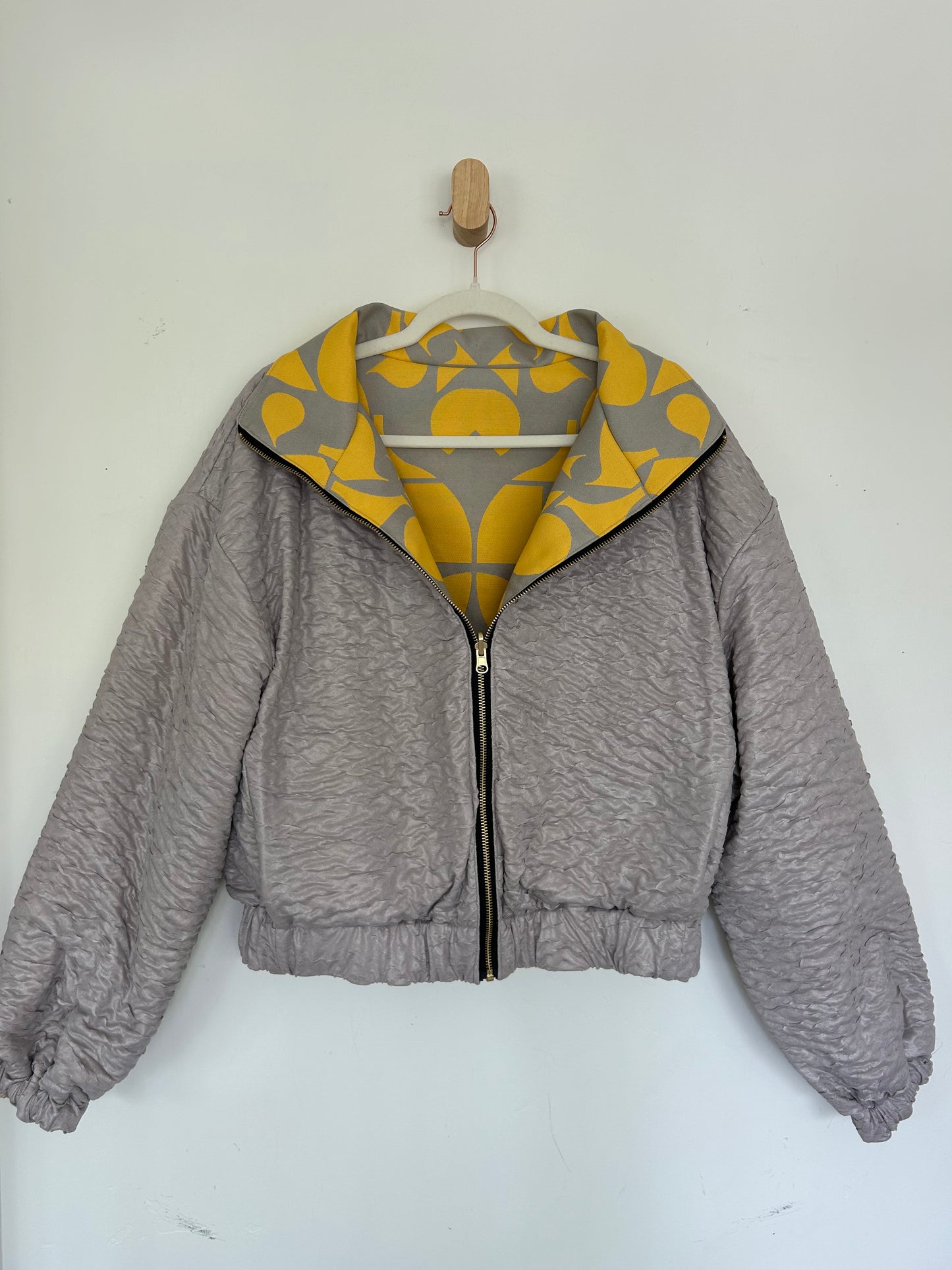 Reversible Upcycled Jacket - Cozy, Oversized & Handmade in San Diego