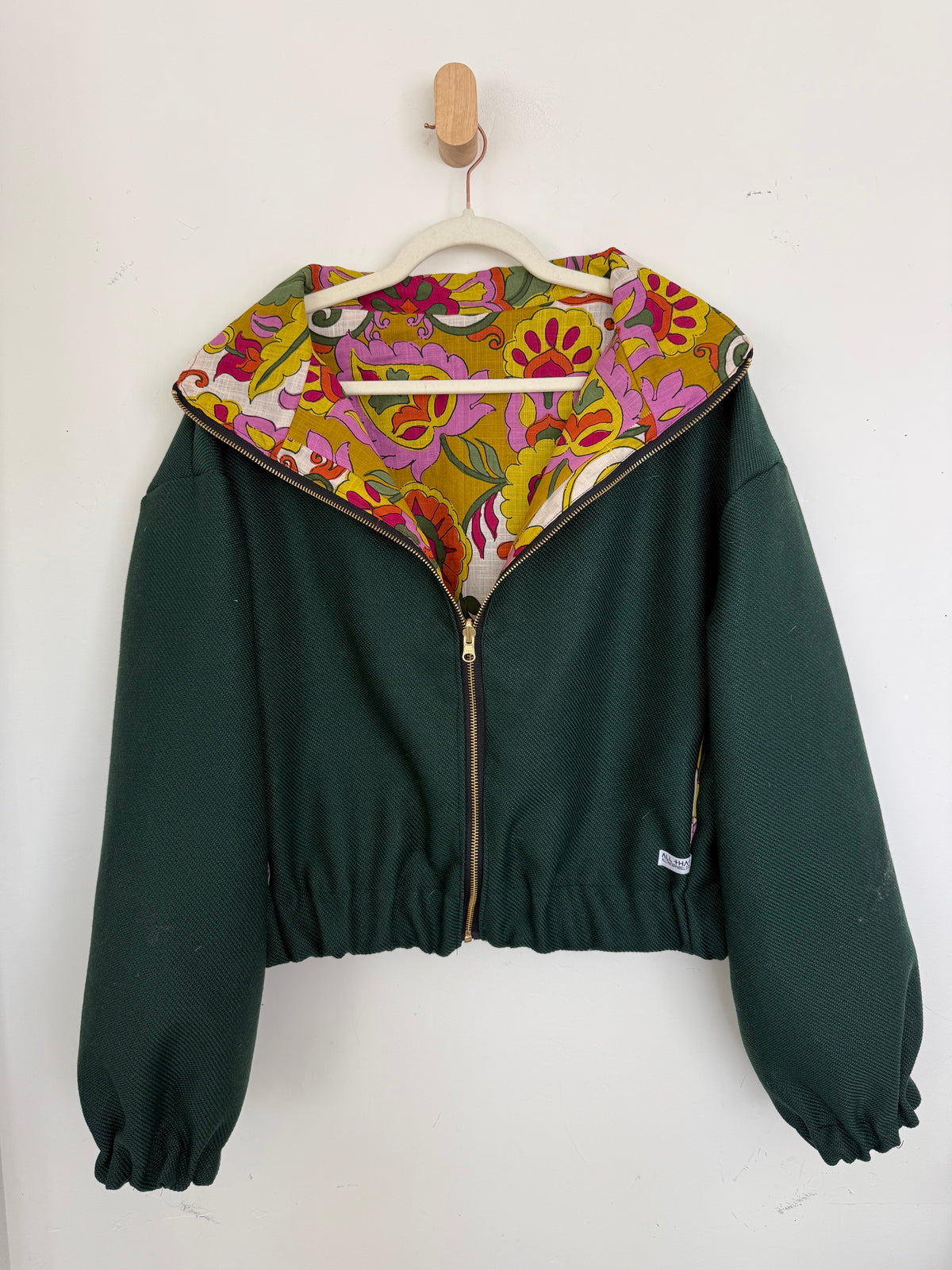 Reversible Upcycled Jacket - Cozy, Oversized & Handmade in San Diego