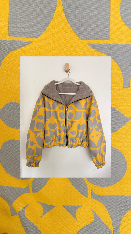 Reversible Upcycled Jacket - Cozy, Oversized & Handmade in San Diego
