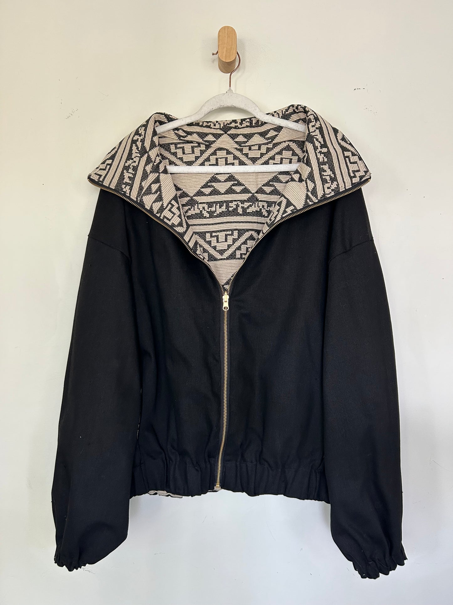 Reversible Upcycled Jacket - Cozy, Oversized & Handmade in San Diego