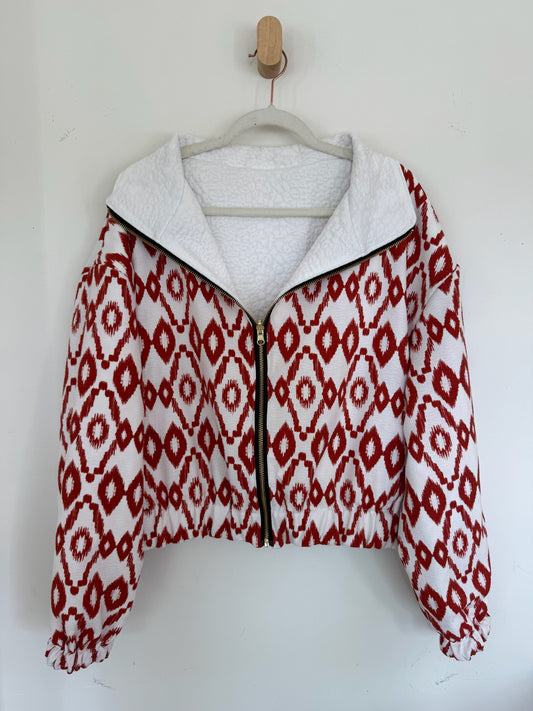 Reversible Upcycled Jacket - Cozy, Oversized & Handmade in San Diego