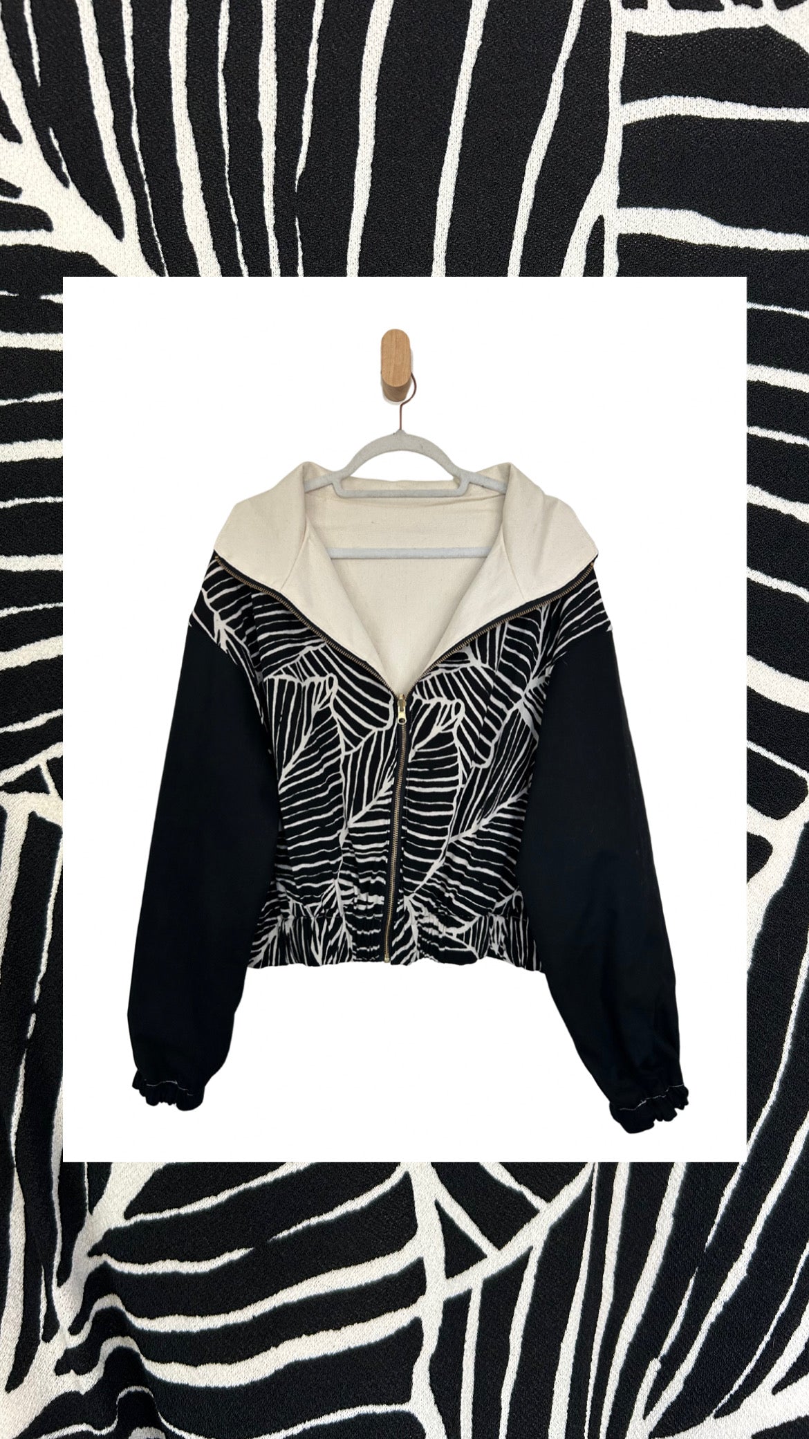 Reversible Upcycled Jacket - Cozy, Oversized & Handmade in San Diego