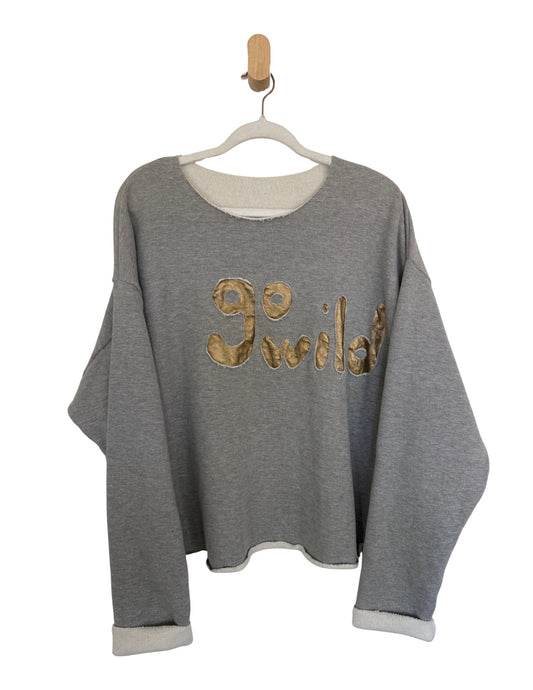 “Go Wild” Pullover Sweatshirt