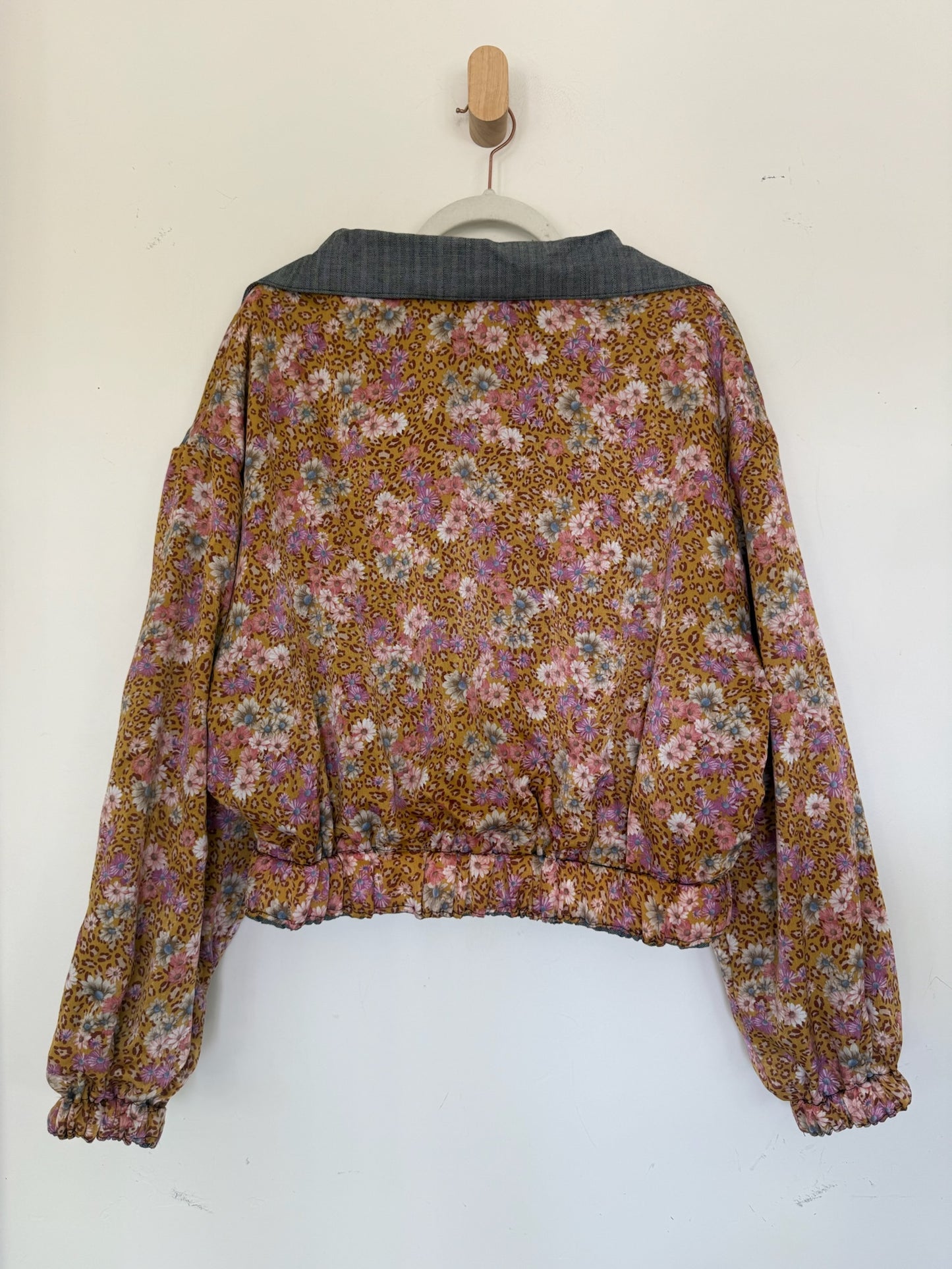 Reversible Upcycled Jacket - Cozy, Oversized & Handmade in San Diego
