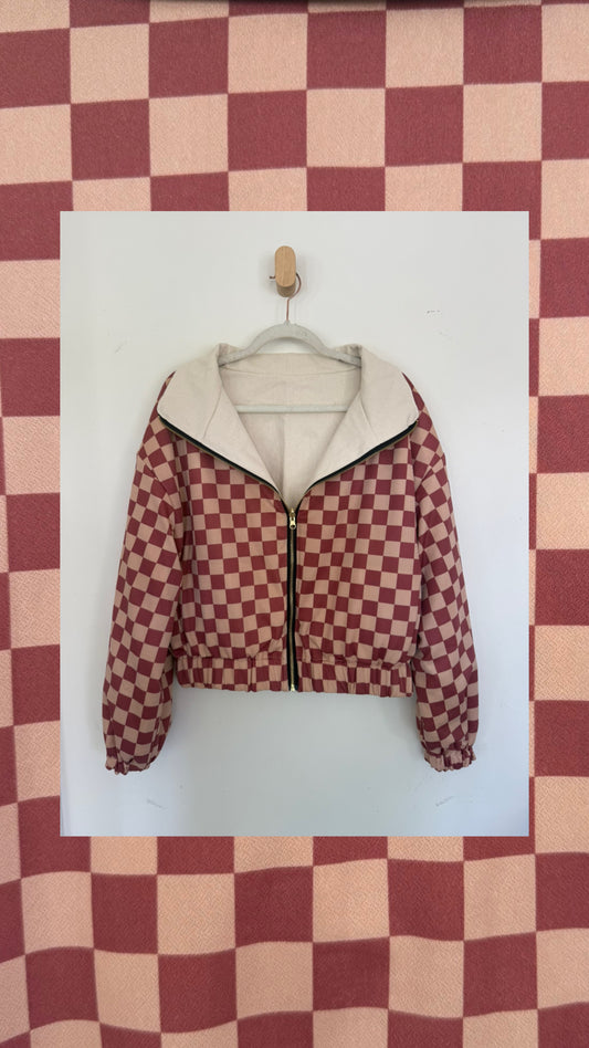 Reversible Upcycled Jacket - Cozy, Oversized & Handmade in San Diego