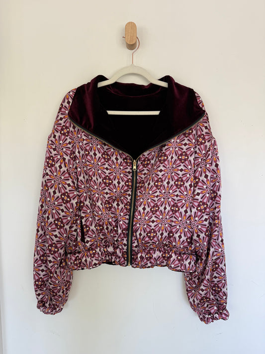 Reversible Upcycled Jacket - Cozy, Oversized & Handmade in San Diego