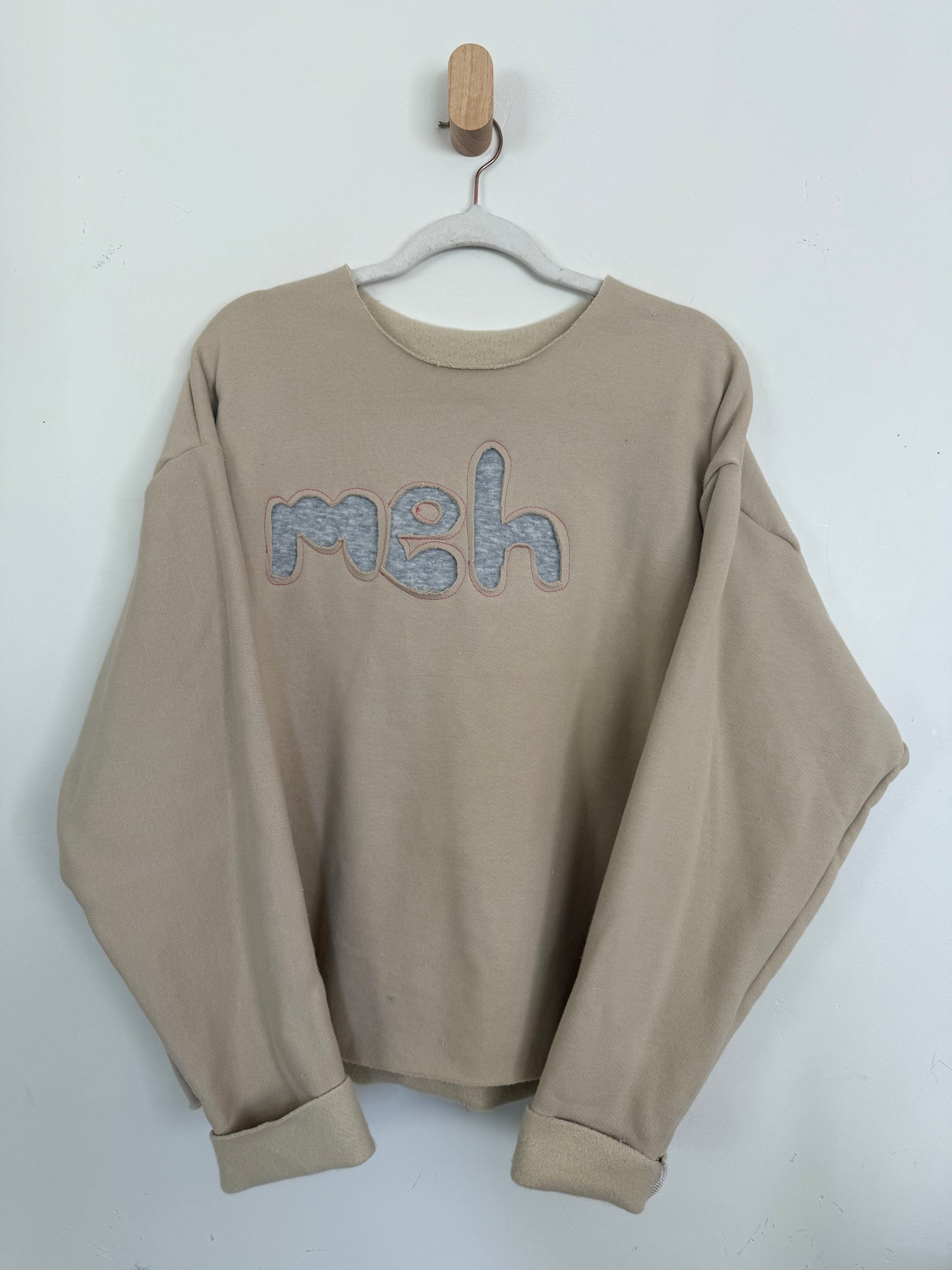 “Meh" Pullover Sweatshirt